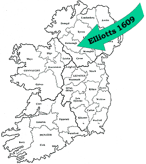 Map of Ireland